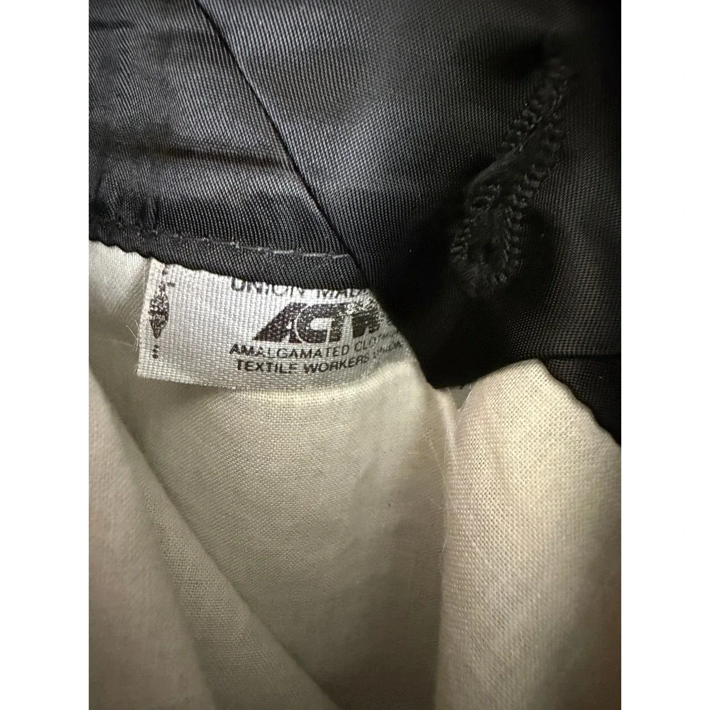 Polo Ralph Lauren Vintage Houndstooth Blazer 38R Tan Black USA Made Sport Coat